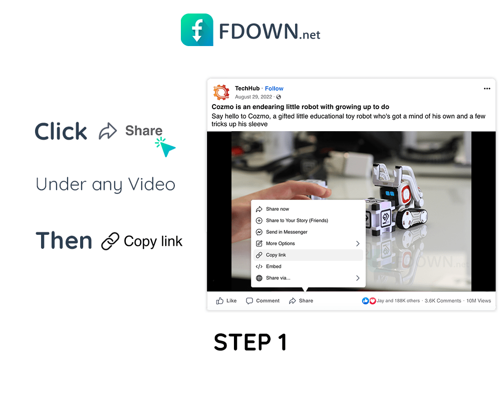 how to download facebook videos step by step